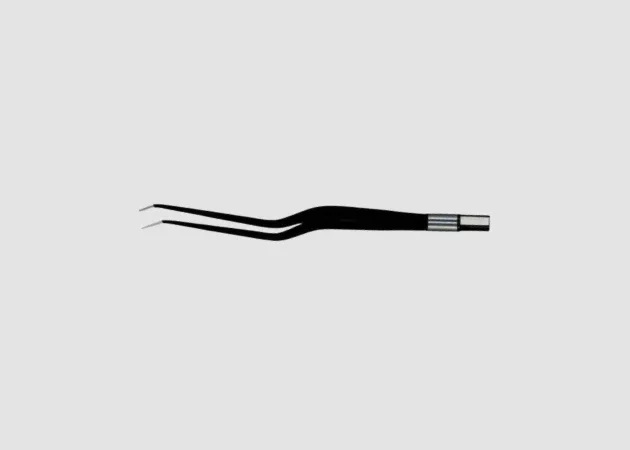 Precision Bayonet Angled Up Forceps | European Non-Stick