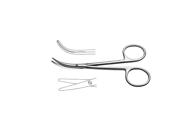 Foeman Lower Lateral Cartilage Scissors Strongly Curved