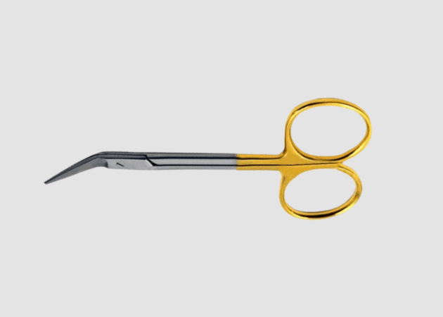 Nasal scissors with angled blunt tips are essential for safe surgical applications. Designed for precision, they minimize trauma during delicate procedures