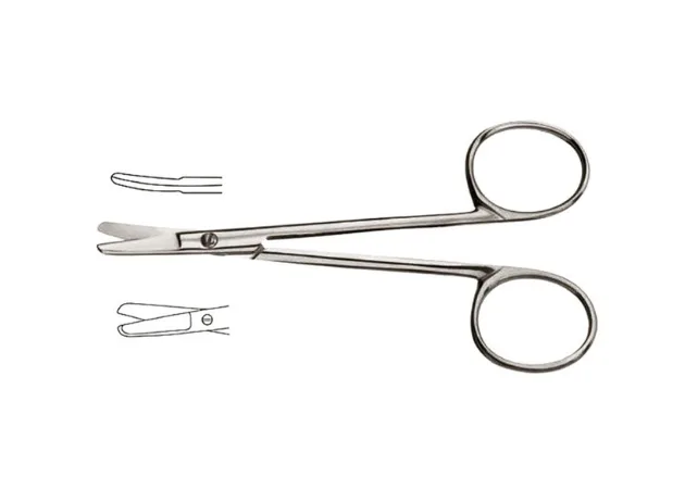 Slightly Curved Nasal Scissors for Effortless Cutting