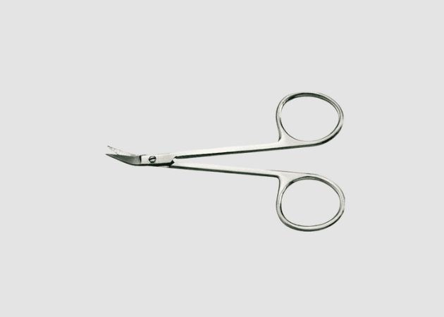 Angled Right Sharp Nasal Scissors: Ideal for Delicate Work