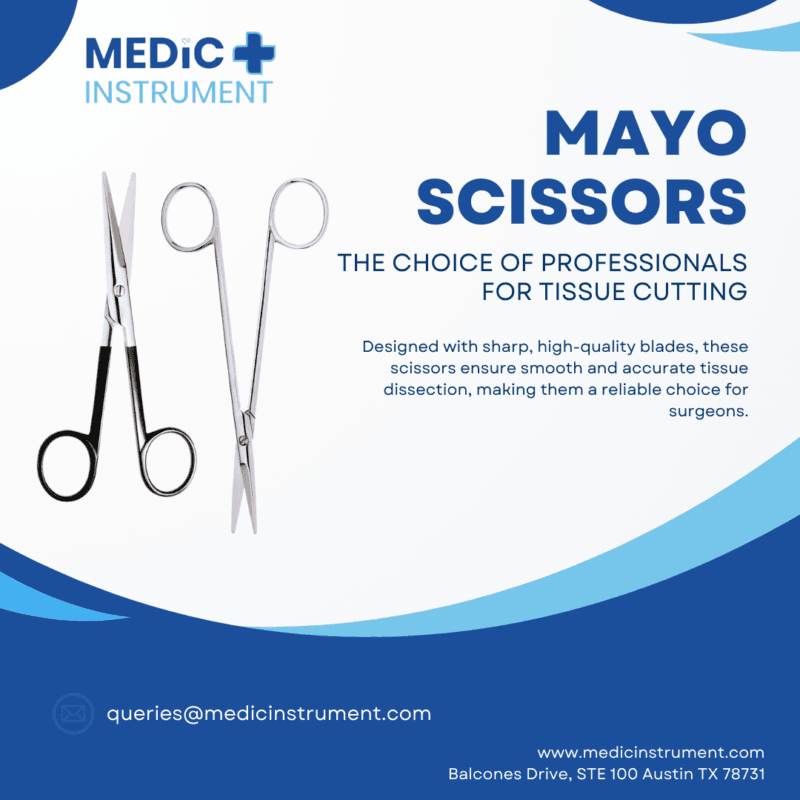 Mayo Scissors Straight Choice of Professionals for Tissue Cutting