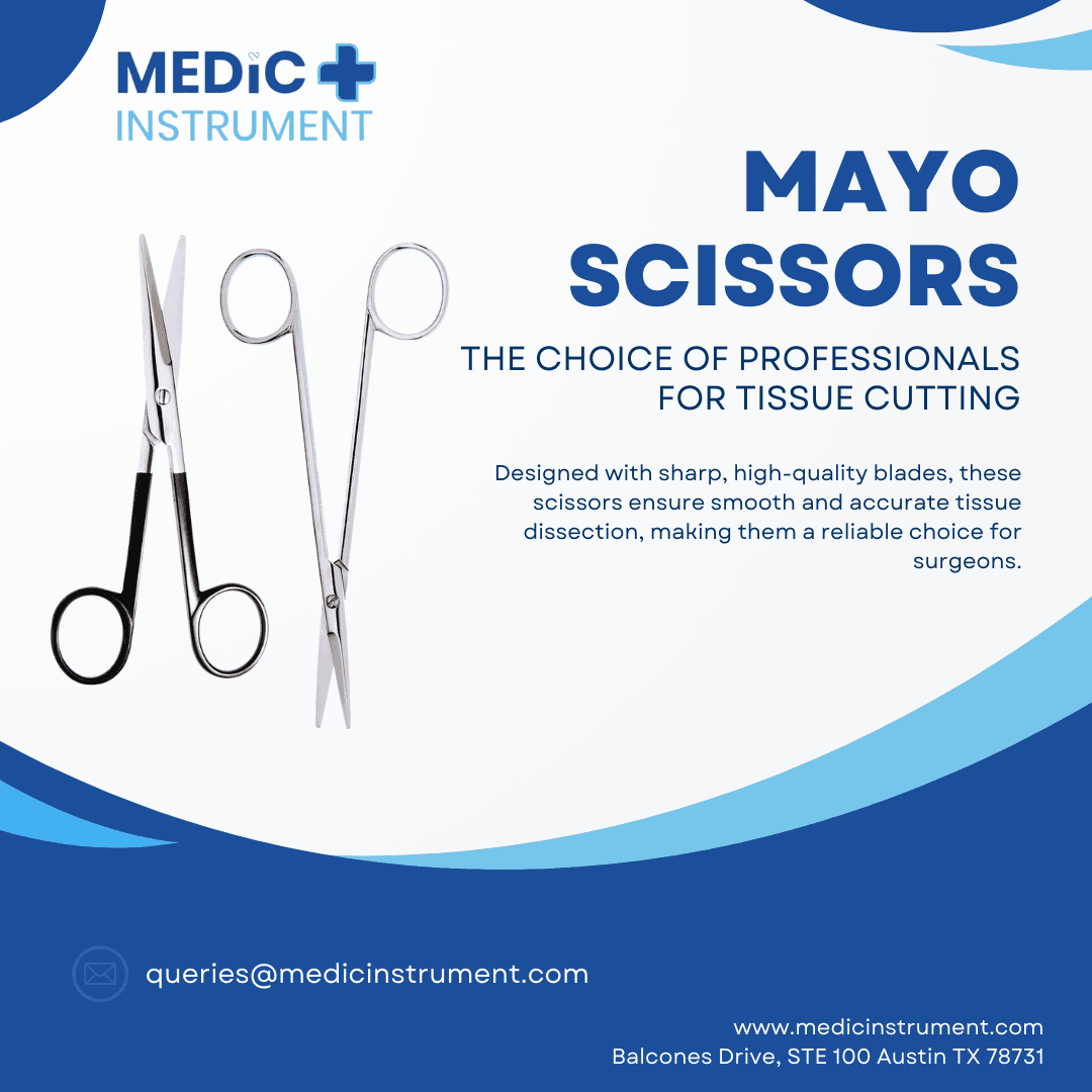 Mayo Scissors Straight Choice of Professionals for Tissue Cutting