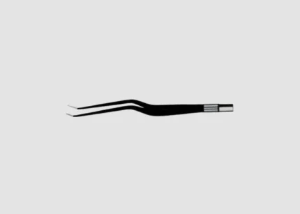 Bayonet Angled Up European Non-Stick Bipolar Forceps