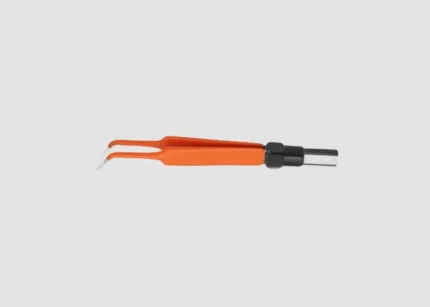 Jeweler 5 Silver Glide Non-Stick Bipolar Forceps (Curved)