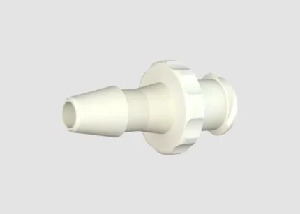 Female Luer Lock to Hose Barb Adapter (White Nylon)